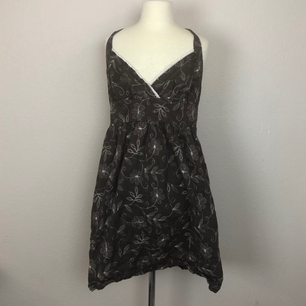 Charlotte Russe Halter Floral Mini Dress Large